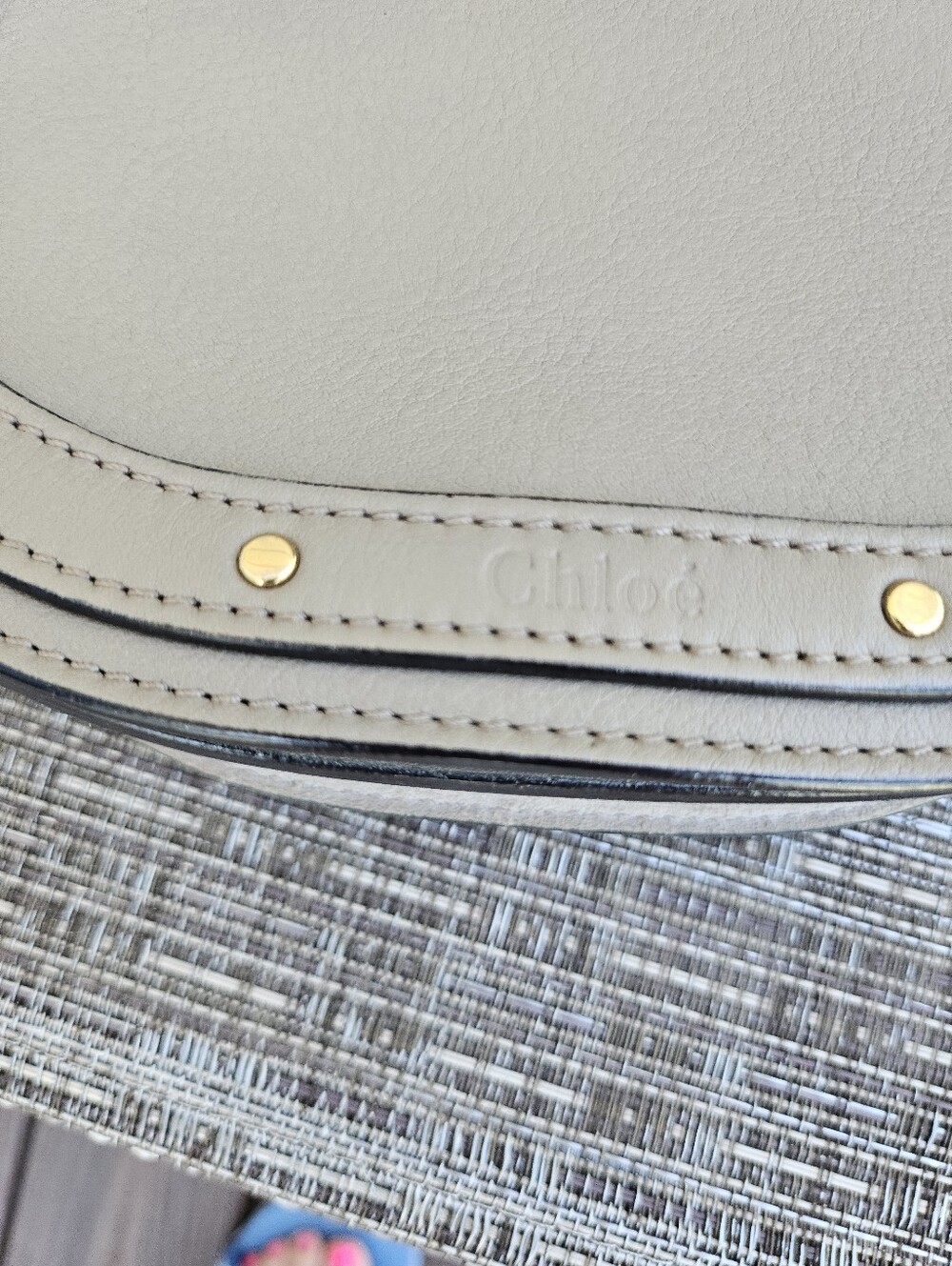 Chloe Nile Bracelet Handbag Small Motty Grey - Picture 5 of 17